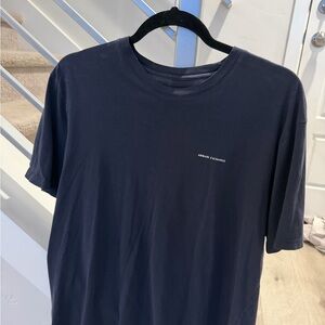 Armani Exchange Men's Dark Blue Tee